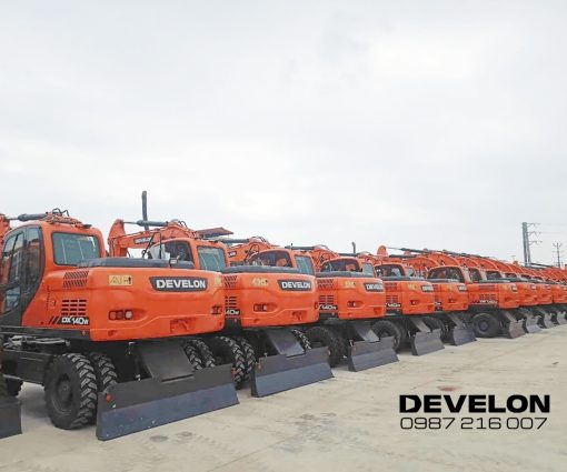Máy Xúc Develon Bánh Lốp DX140WE