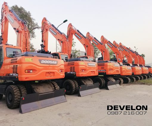 Máy xúc Develon bánh lốp DX190WA